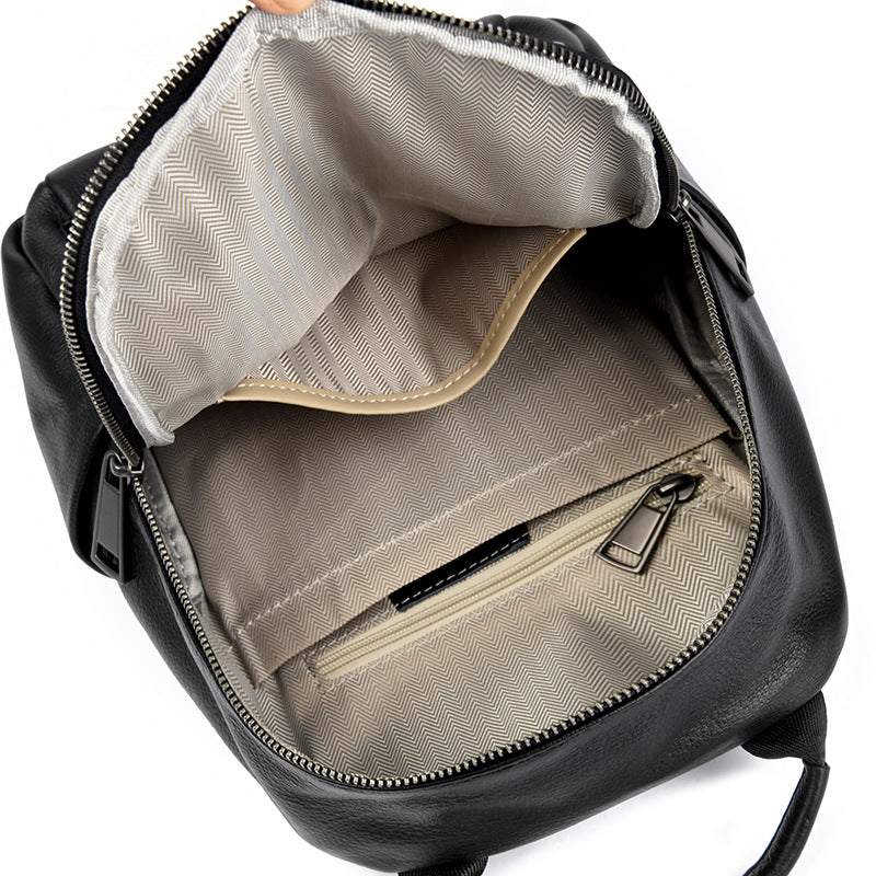 Premium Soft Leather Rucksack Brehn