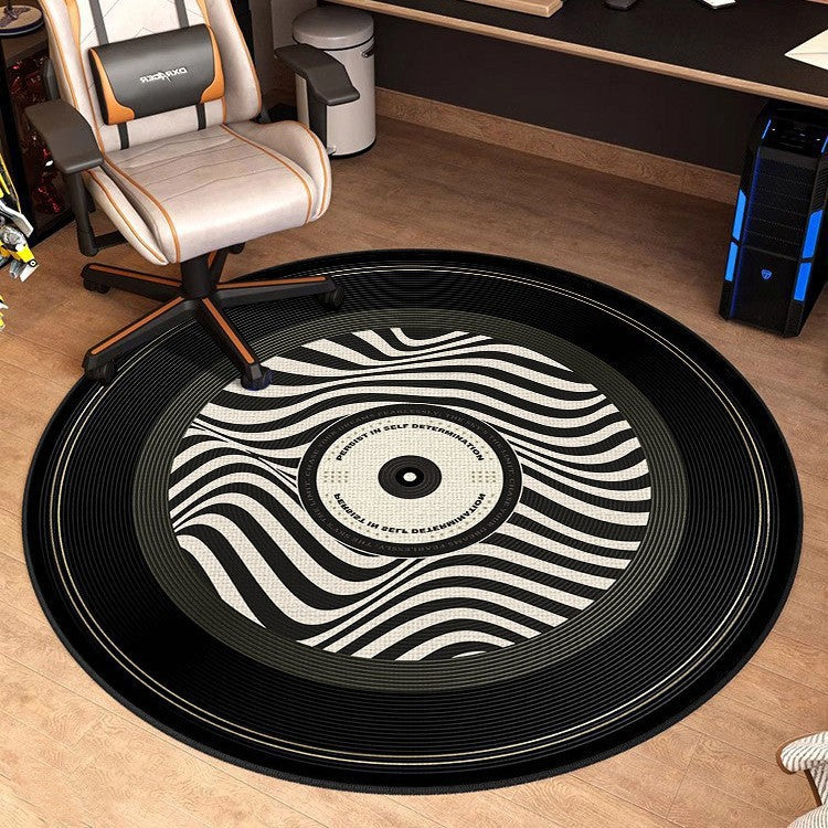 Vinyl-Schallplatten-Themen-Teppich