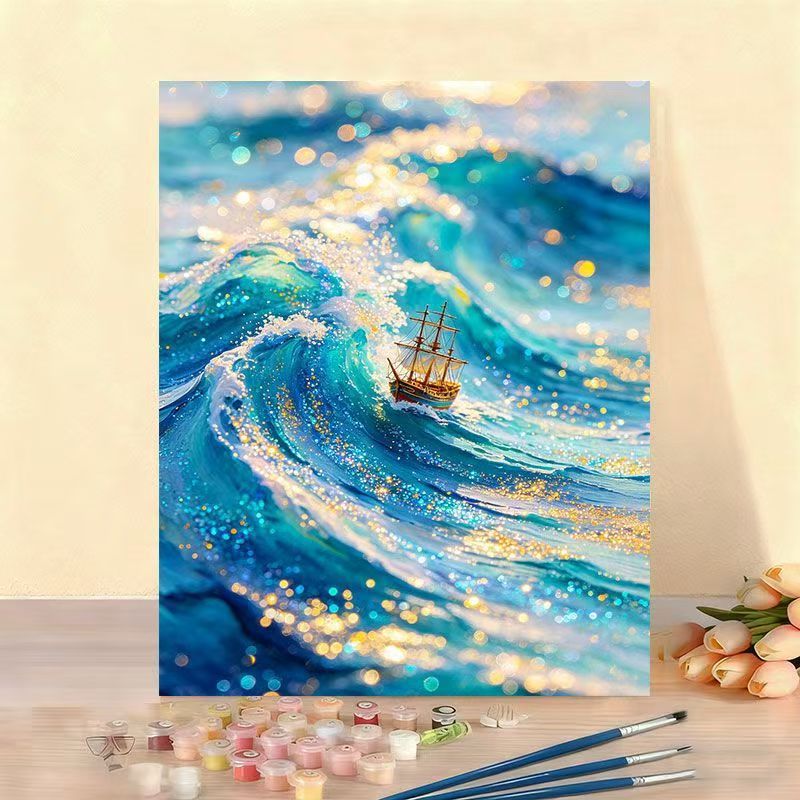 DIY Ocean Wave Malset Brehn