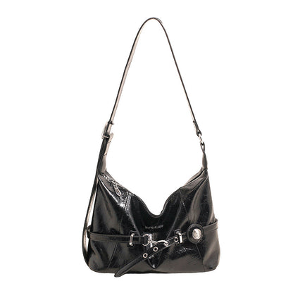 Moderne weiche Leder Schultertasche