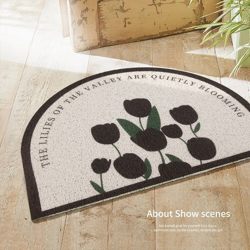 Blumenmuster Willkommensmatte