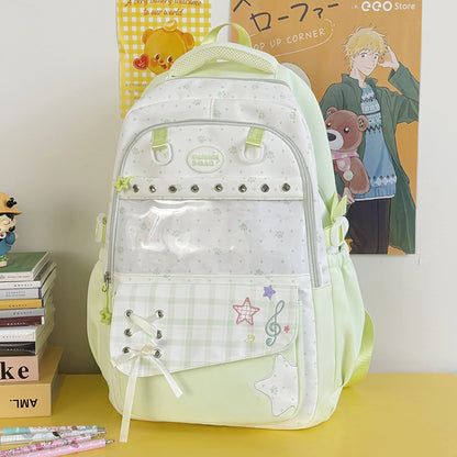 Stylische Grafikdesign-Schulrucksack Brehn