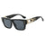 Damen modische quadratische Sonnenbrille mit eleganter goldener Zierstruktur Brehn
