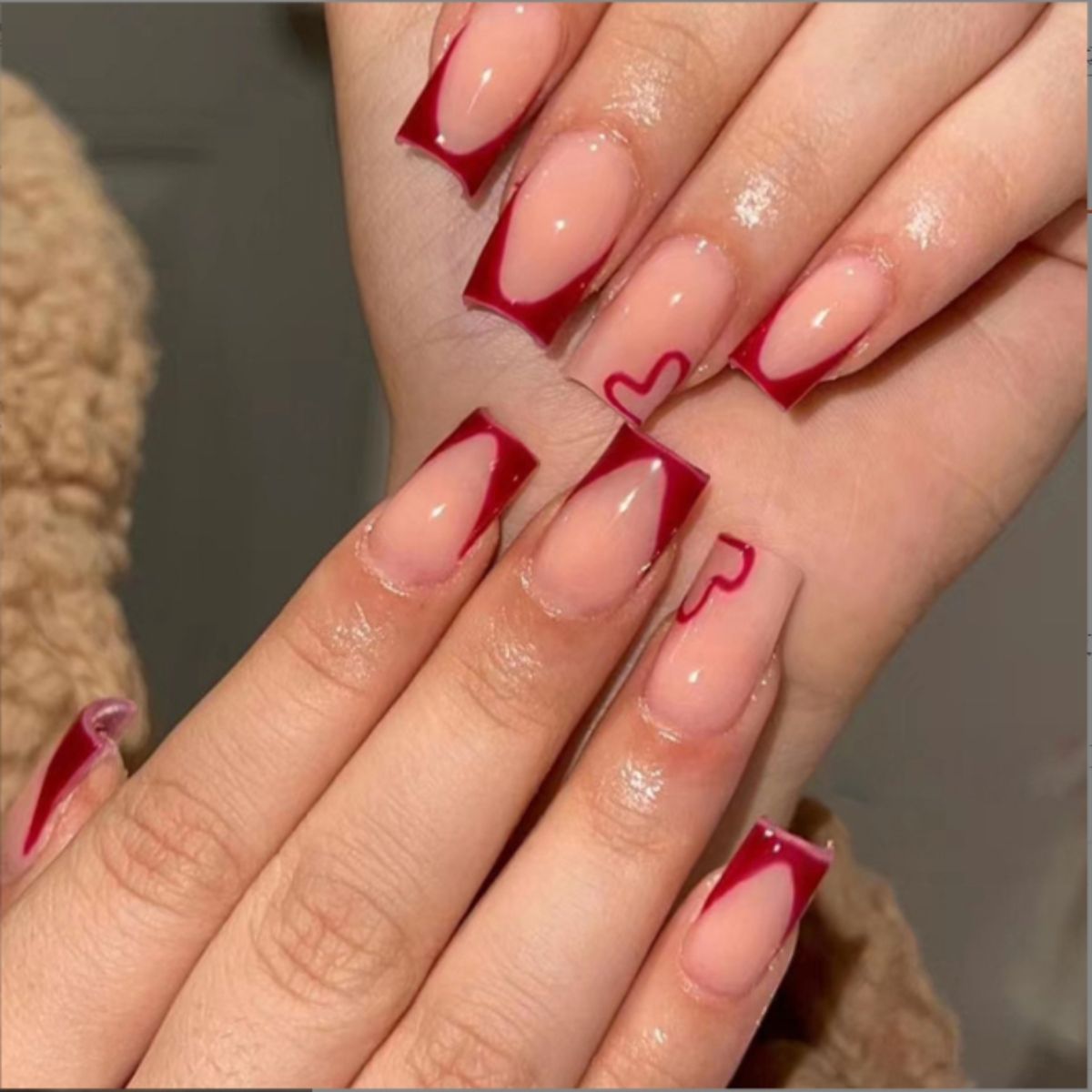 Künstlerische herzthemen Nagelkunst Verbesserungen Brehn