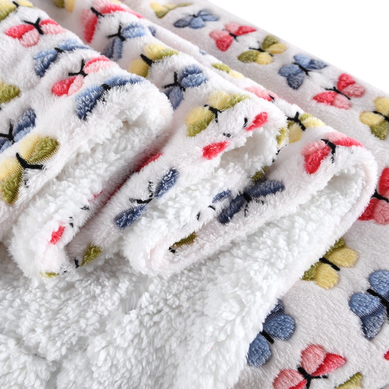Damen Fleece-Kuscheldecke mit umkehrbarem Design Brehn