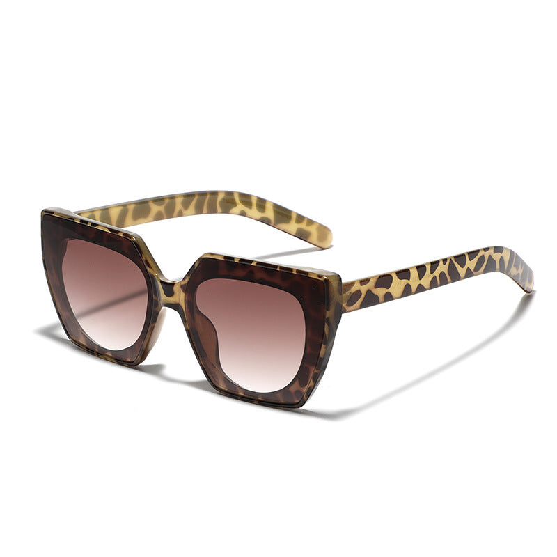 Damen großzügige quadratische Sonnenbrille mit stilvollem Design Brehn