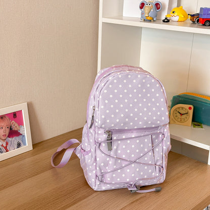 Stylischer Polka-Dots-Rucksack Brehn