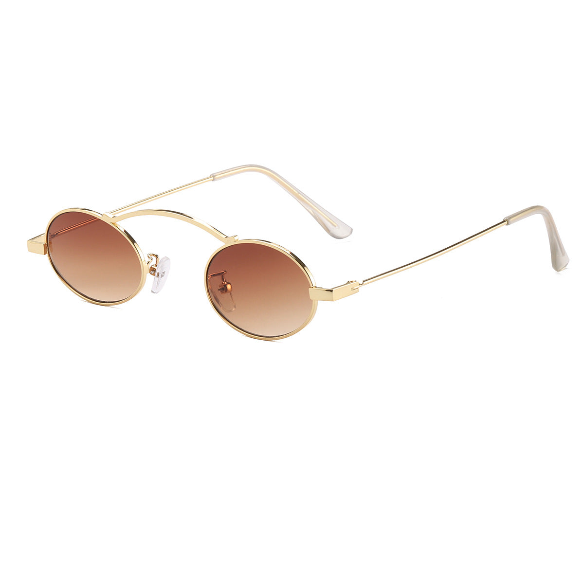 Damen modische Sonnenbrille mit einzigartigem kreisförmigen Rahmen und charaktervollen Gläsern Brehn