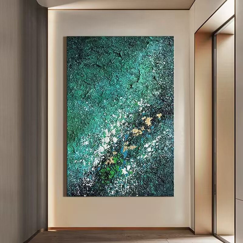 Abstraktes Kosmisches Leinwandkunstwerk
