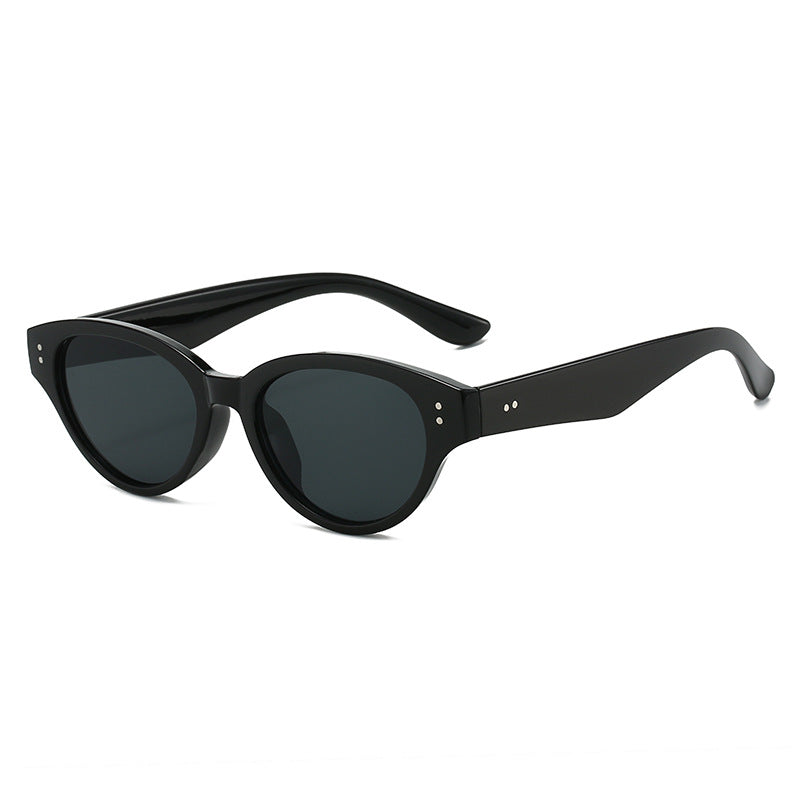 Damen Cat-Eye Sonnenbrille mit retro-inspirierter Rahmenstruktur Brehn