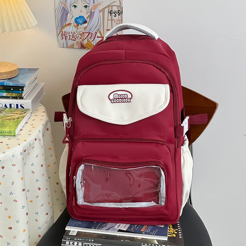 Modebewusster Multi-Taschen Schul Rucksack