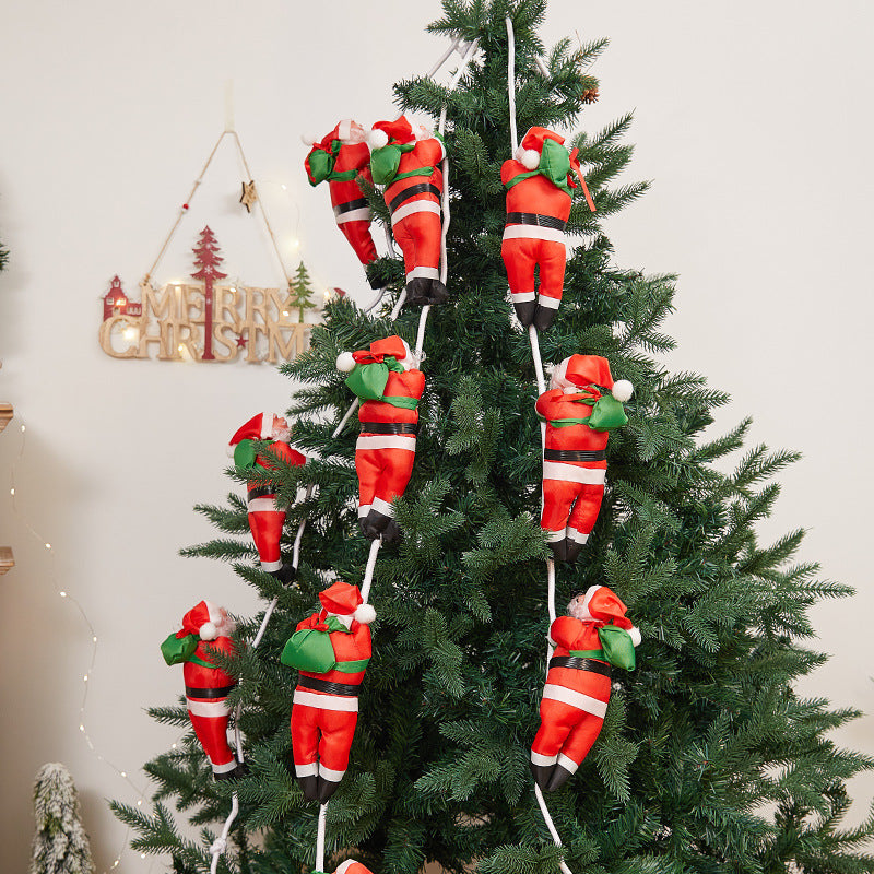 Verspielte Weihnachtsmann Dekorationsfigur Brehn