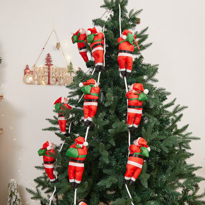 Verspielte Weihnachtsmann Dekorationsfigur Brehn