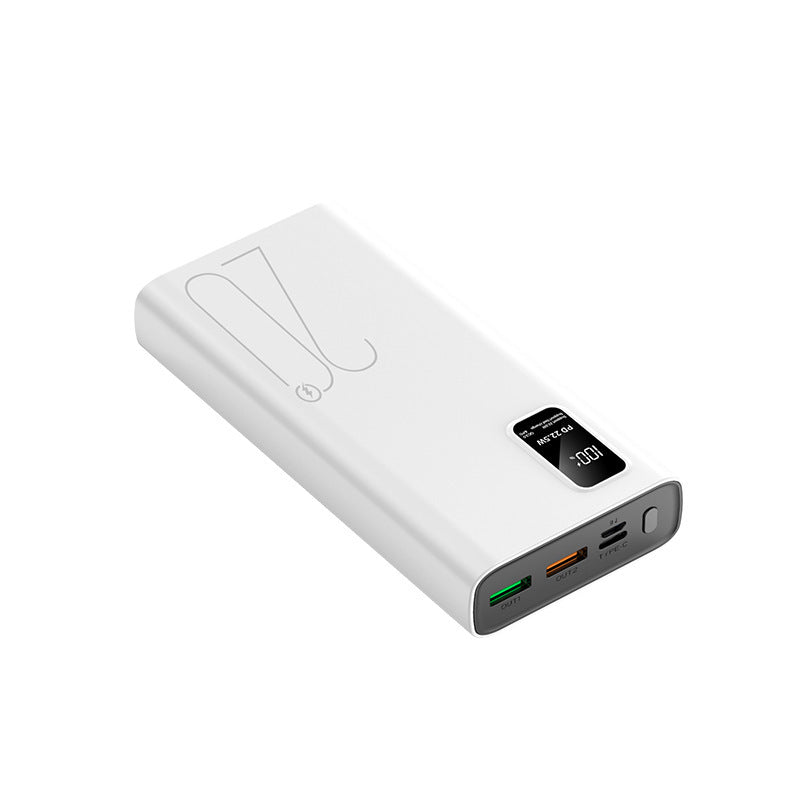Hochleistungs-Powerbank mit integrierter Schnellladefunktion und LCD-Anzeige Brehn