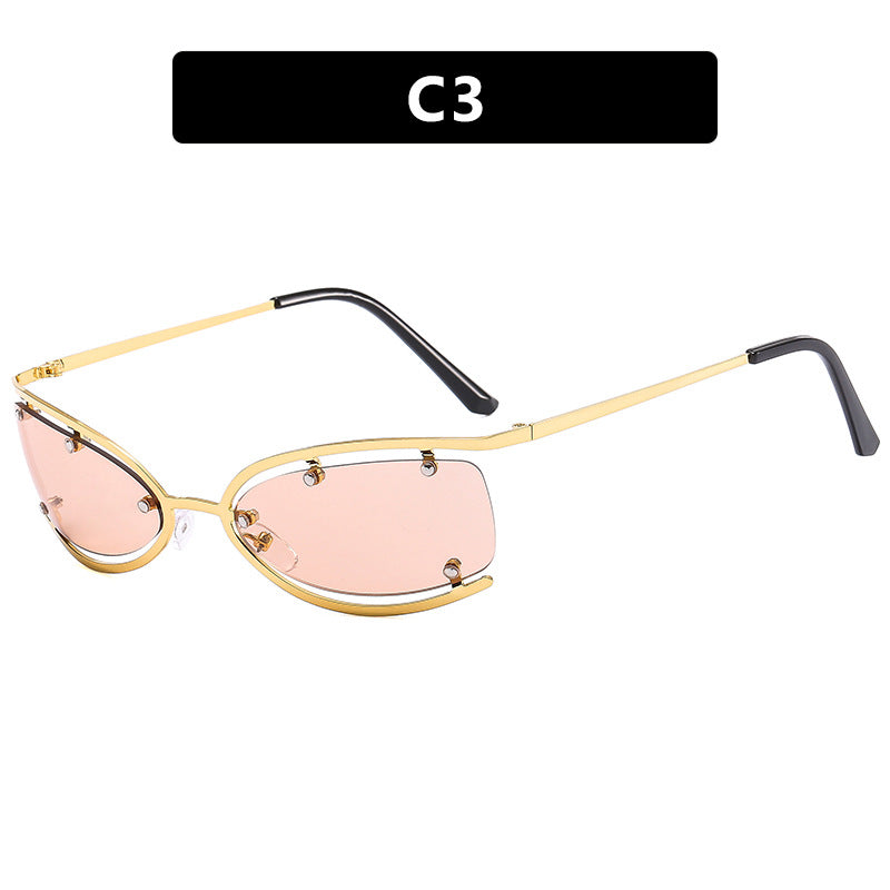 Damen Cat-Eye Sonnenbrille mit luxuriösen Akzenten und schützendem UV-Filter Brehn
