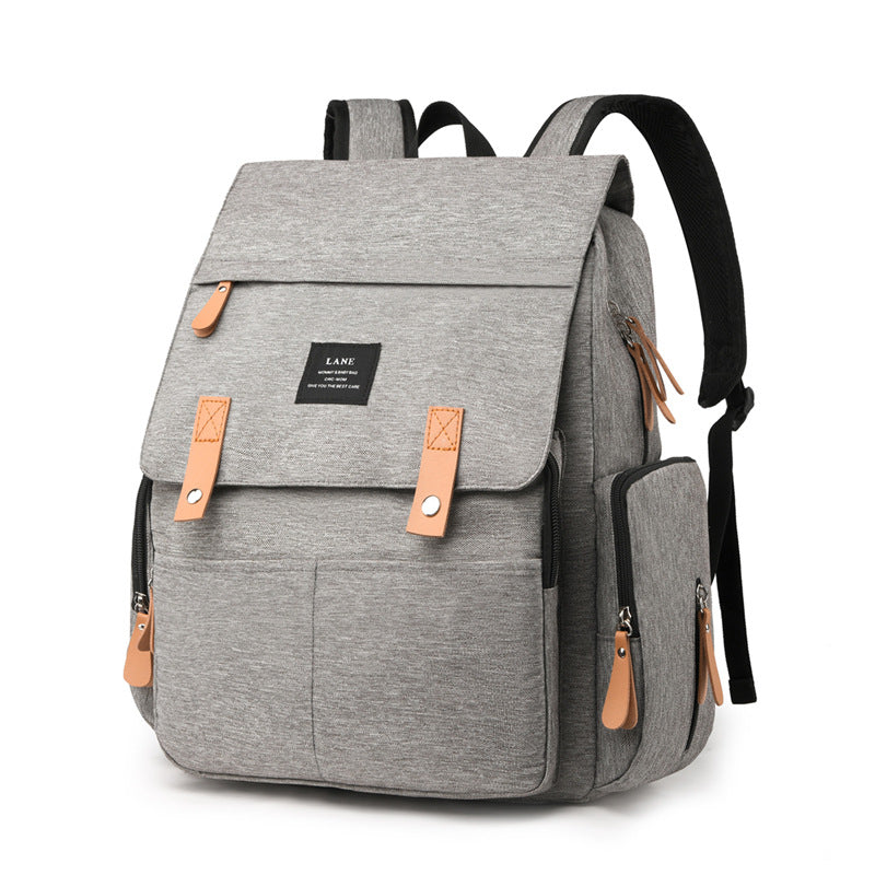 Multi-Taschen-Canvas-Rucksack Brehn
