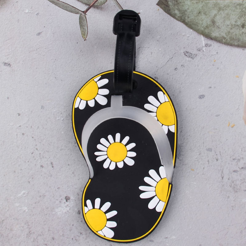 Spaßige Blumen Flip-Flop Gepäckanhänger Brehn