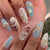 Dekoratives Press-On-Nagelkunst-Set mit Küstenthema Brehn