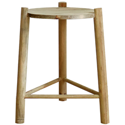 Massiver Holz-Hocker Brehn