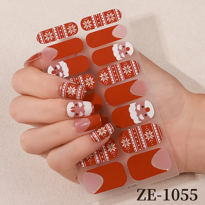 Blumen Design Nagelkunst Wraps