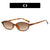 Damen modische Sonnenbrille im eleganten Retro-Design Brehn