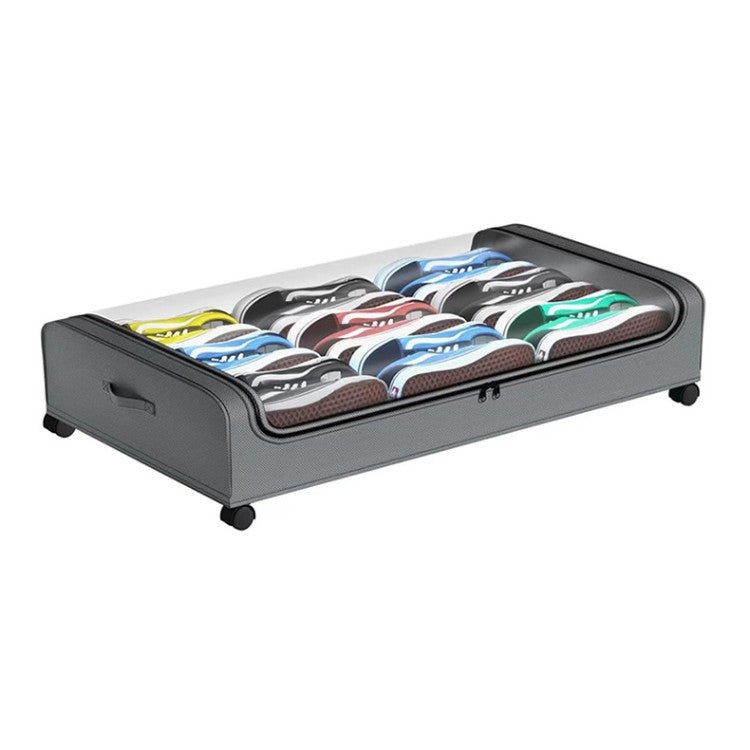 Aufbewahrungsbox mit Rollen und Transparentem Deckel Brehn