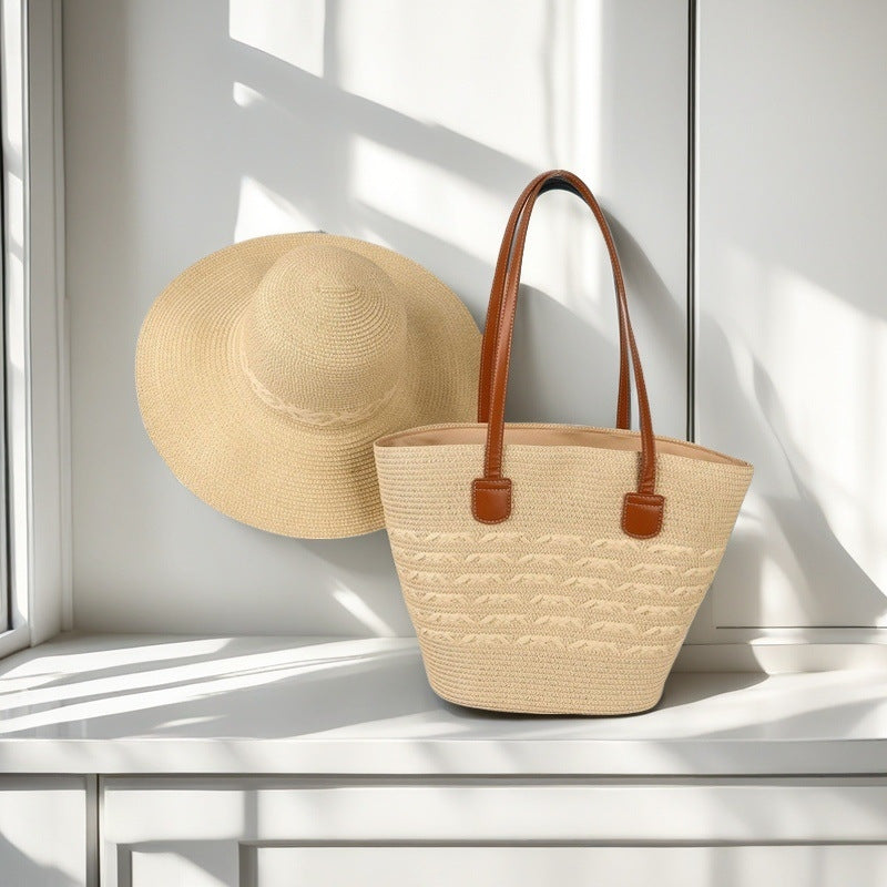 Strandtasche mit Bunten Streifen Brehn
