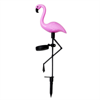 Dekorativer Solar-Flamingo-Rasenstecker mit verstellbarem Arm Brehn