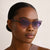 Damen Cat-Eye Sonnenbrille mit luxuriösem Metallrahmen und hochwertigen Verlaufsgläsern Brehn