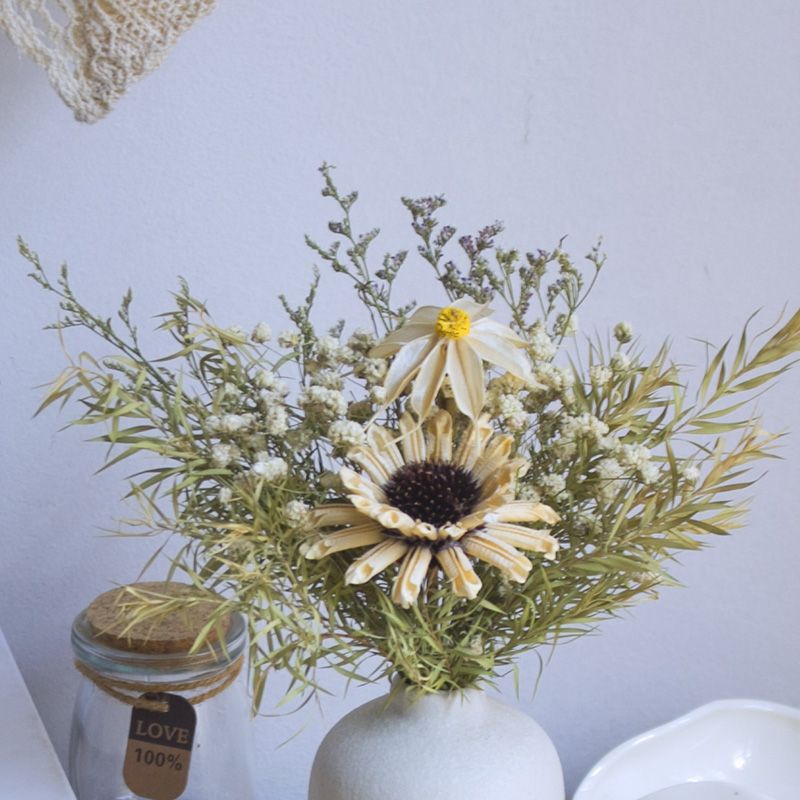 Getrocknete Blumen Botanische Anordnung