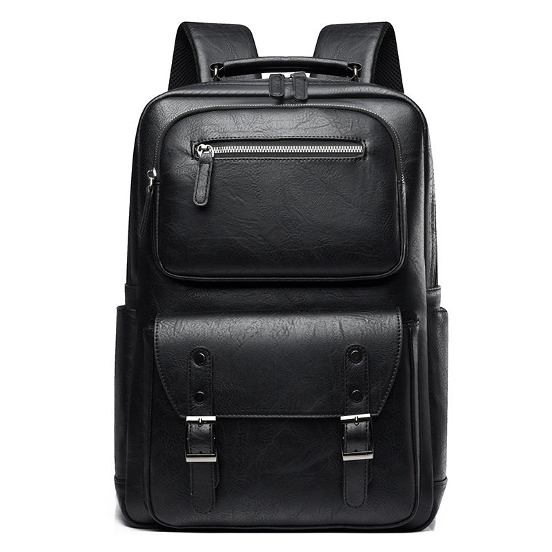 Stylischer Mehrzweck-Leder-Rucksack Brehn
