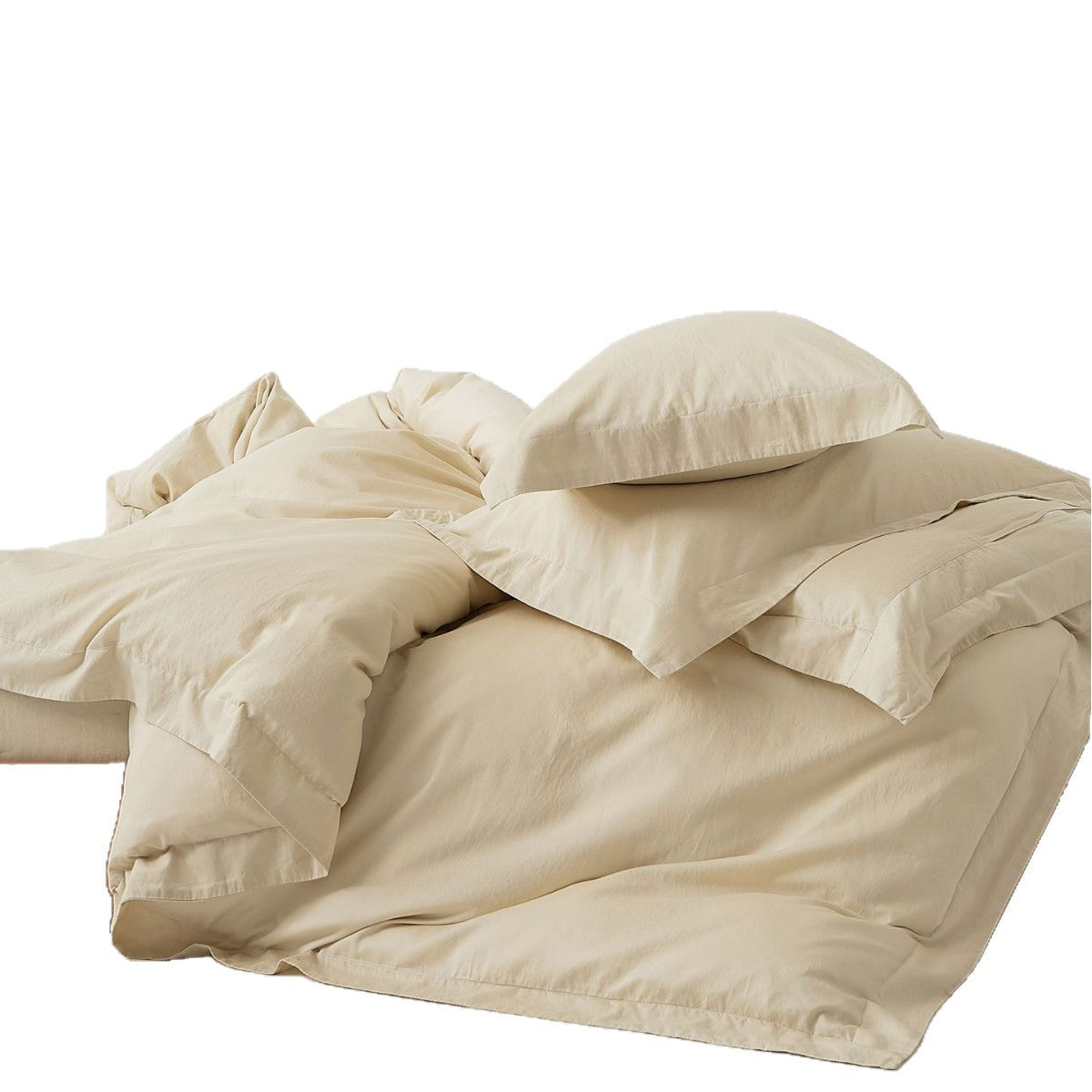 Bürstet Baumwolle Percale Bettbezug mit passendem Kissenbezug und Spannbetttuch