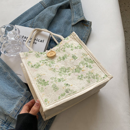 Dekorativer Floral-Shopper