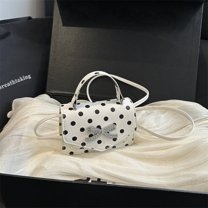 Stylische Punktemuster-Handtasche
