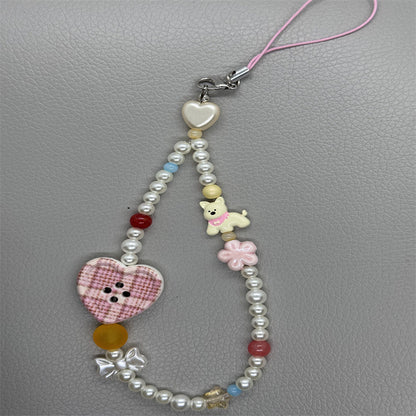 Perlen Handy Charme Halter Brehn