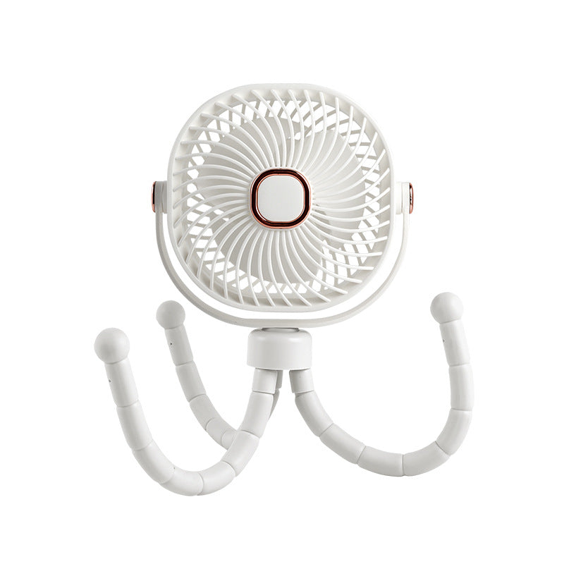 Unisex Mini-Tragbarer Ventilator mit flexibler Halterung Brehn