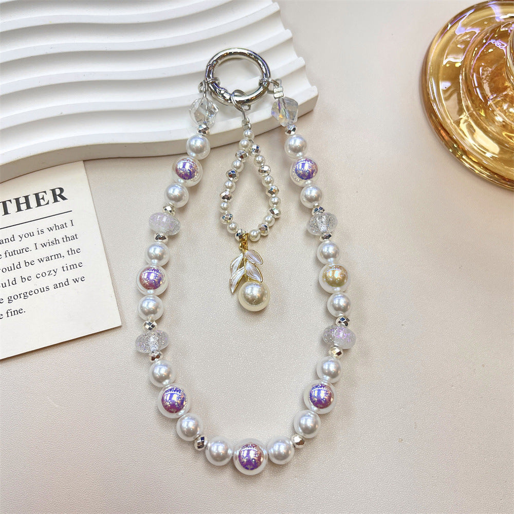 Elegante Perlenbesetzte Charm-Halskette Brehn