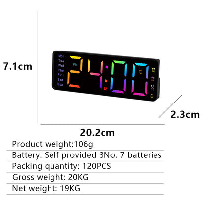 Digitaler Wanduhr Brehn