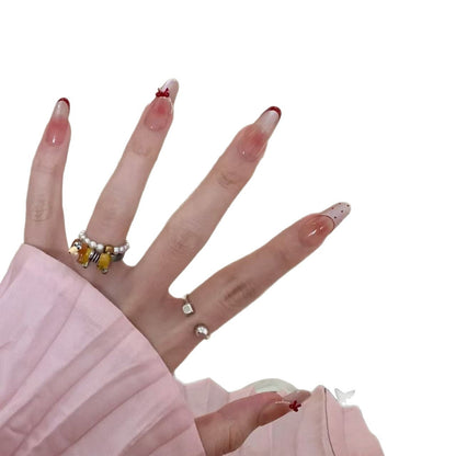 Elegante maßgeschneiderte Acryl-Nagelverlängerungen Brehn