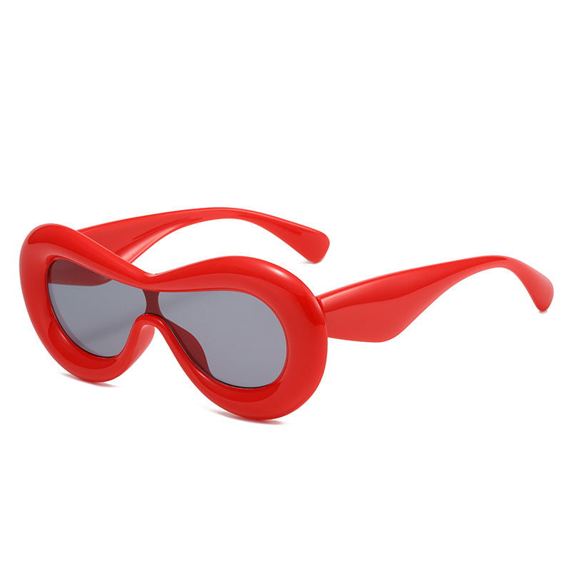 Damen futuristische Augenmaske Sonnenbrille Brehn