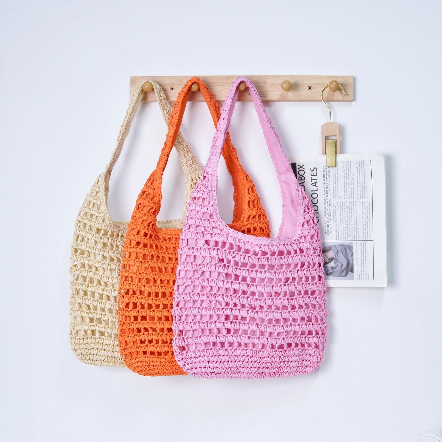 Handgefertigte Makramee Shopper-Tasche Brehn