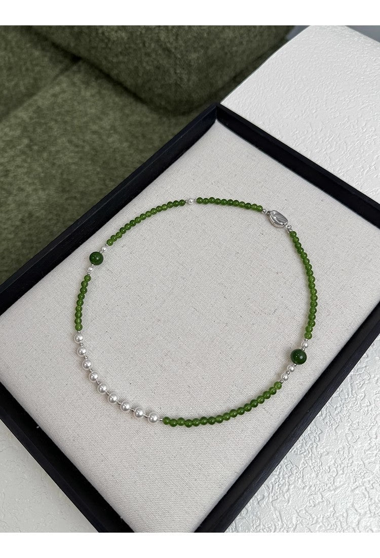 Elegante Perlenkette Brehn