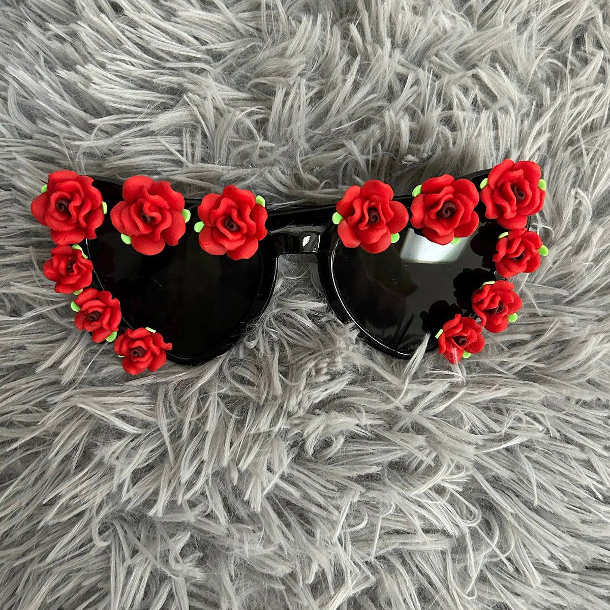 Damen Sonnenbrille mit floralen Details Brehn