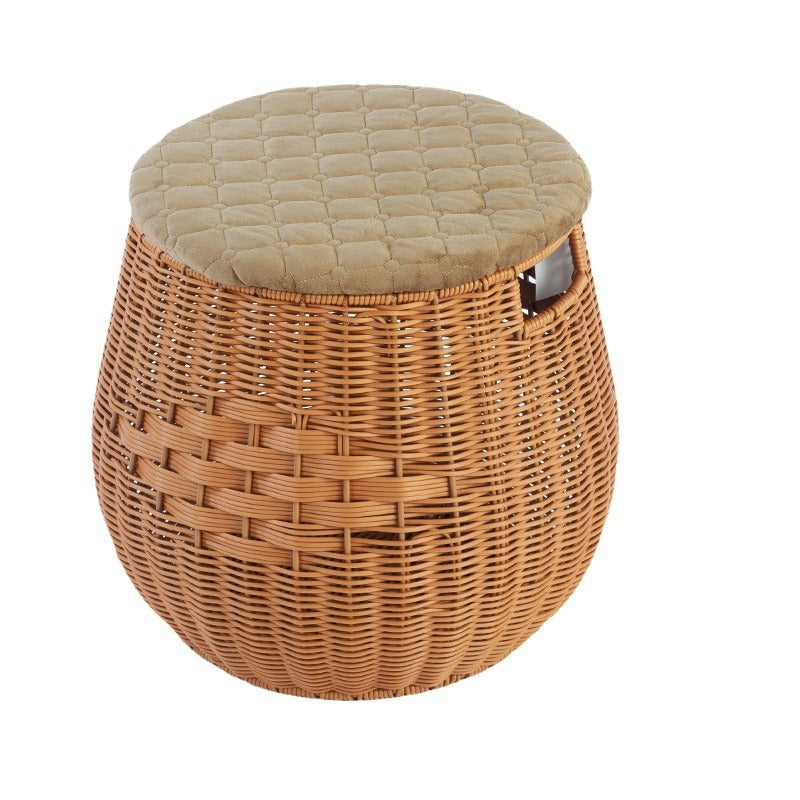 Woven Storage Ottoman Brehn