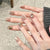 Glamouröse dekorative Nagelkunstverlängerungen Brehn