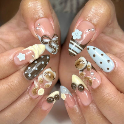 Dekorative Nagelkunst