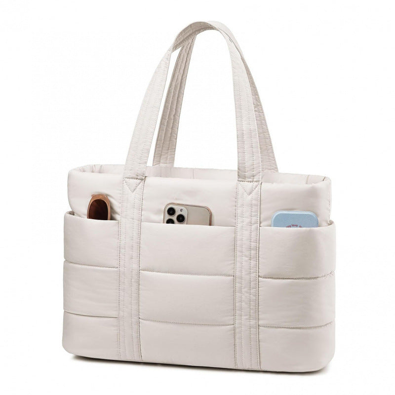Gepolsterte Alltags-Handtasche mit Praktischen Außentaschen Brehn
