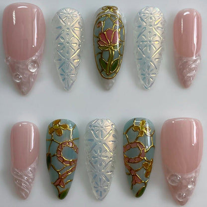 Thematic Artisan Press-On Nail Set Brehn