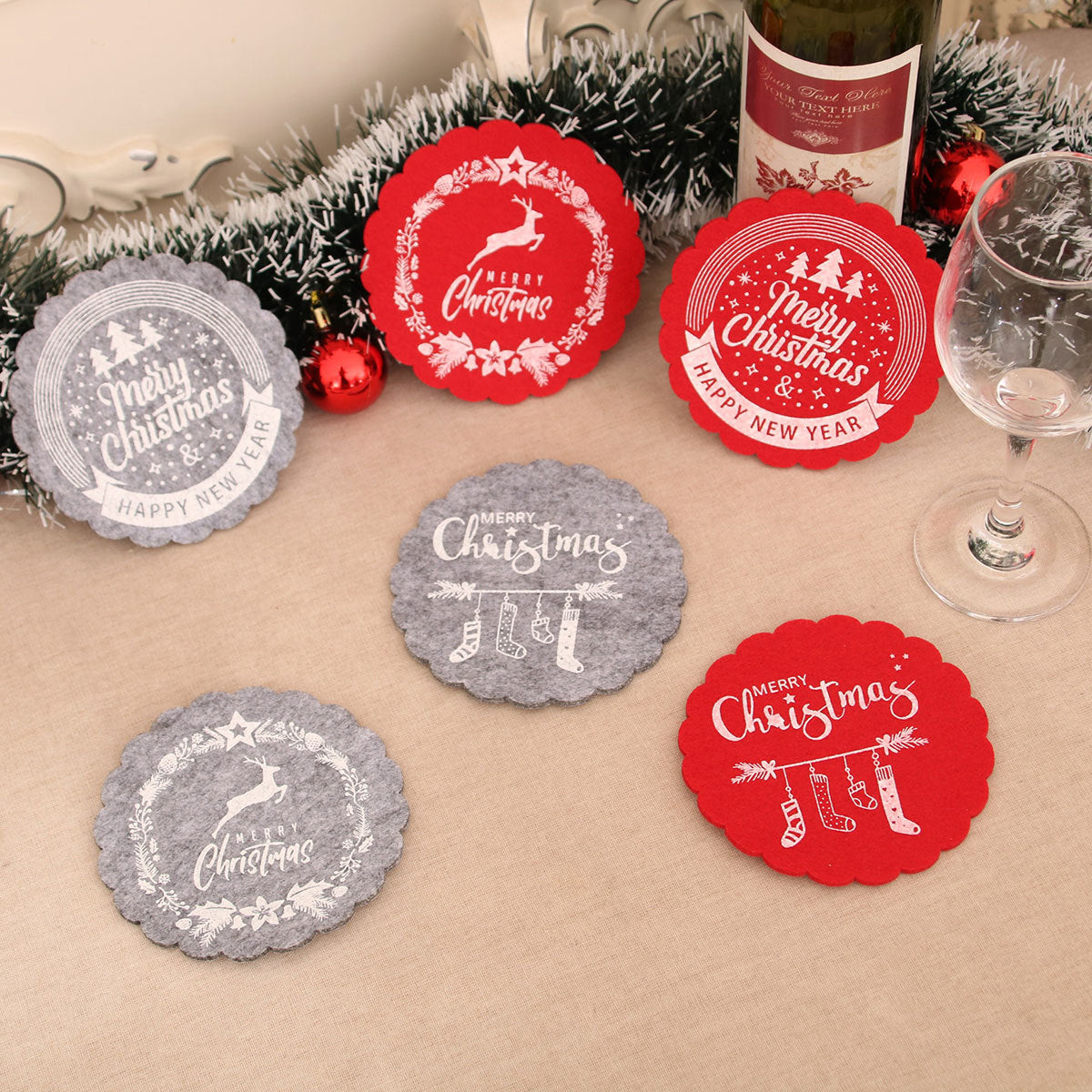 Dekorative Weihnachts Tischmittelstück Schüssel