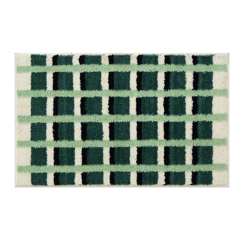Stylischer weicher Plüsch-Badezimmerteppich